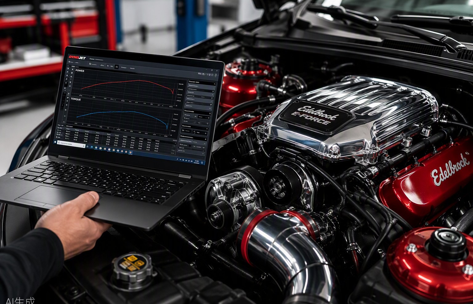 VMAX Tuning technician carrying out a mobile remap